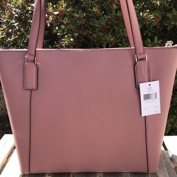 Kate Spade Large Pink Pocket Tote Peony Cameron - Picture 6 of 8